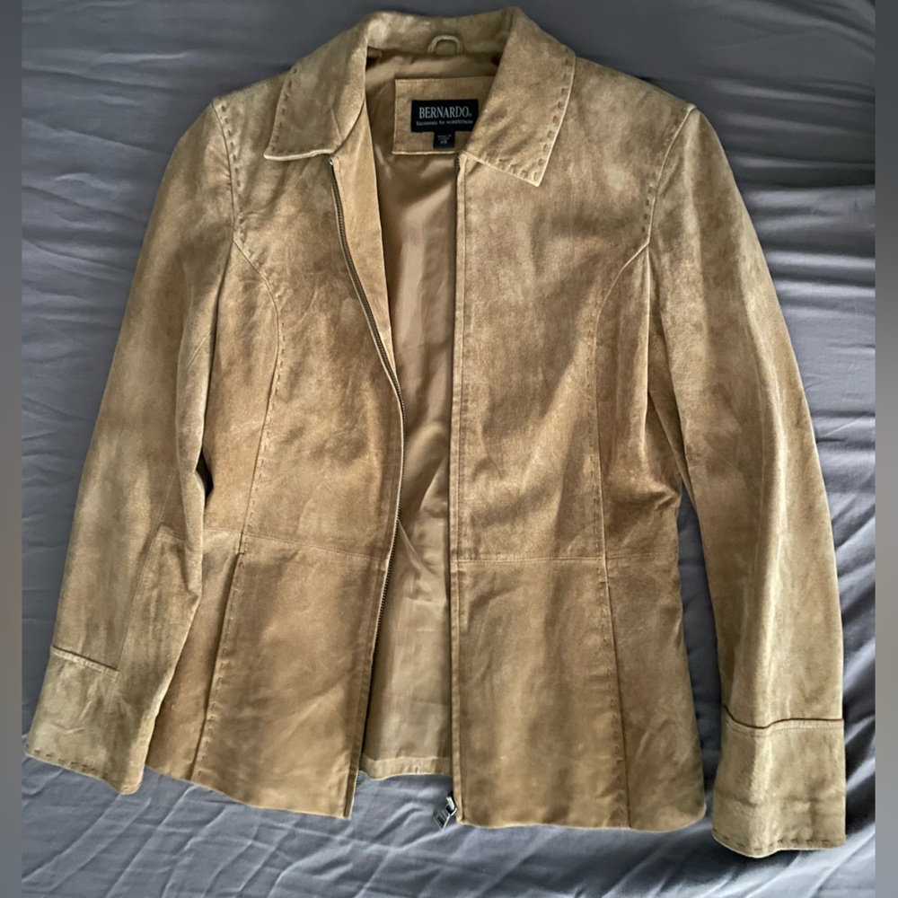 Bernardo Suede Jacket